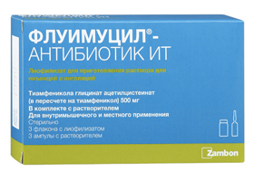 Флуимуцил антибиотик для ингаляций инструкция цена украина