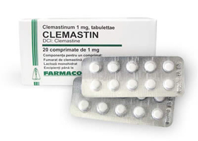 Clemastine    -  7