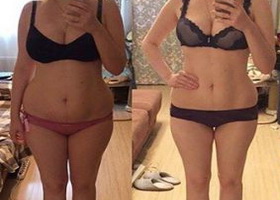Фото до и после творожной диеты Магги
