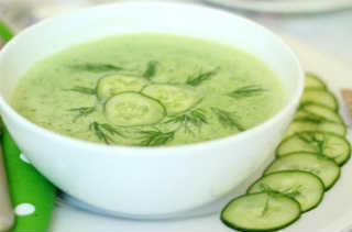 Холодный суп из овощей