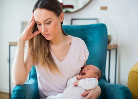 Кормящие мамы менее подвержены послеродовой депрессии